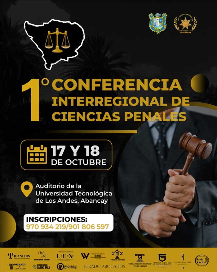 CICP-Flyer-CONFERENCIA INTERREGIONAL DE CIENCIAS PENALES